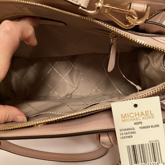 Michael Michael Kors large leather satchel, NWT - Picture 6 of 16